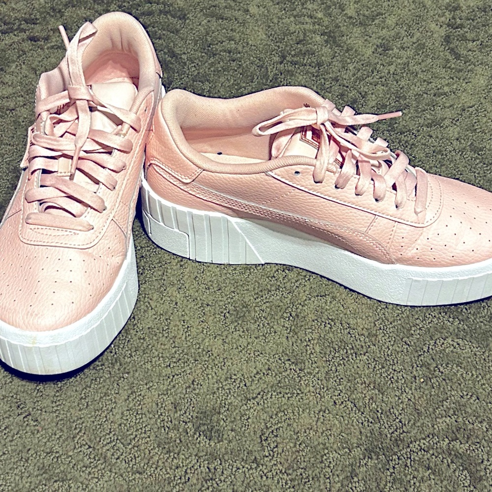 Puma Women Cali Wedge Puma Pink Sneakers